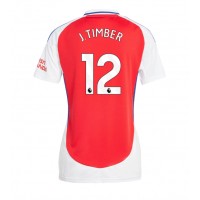 Maglia Calcio Arsenal Jurrien Timber #12 Prima Divisa Donna 2024-25 Manica Corta